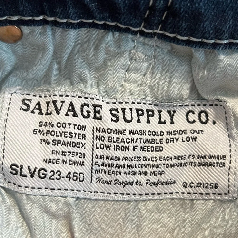 Men’s Exclusive Salvage Anarchy Straight Stretch Jean-Buckle